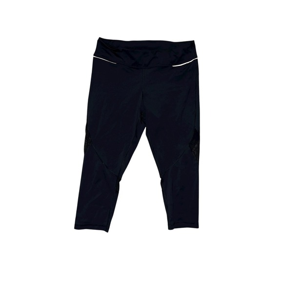 Pants - ALALA Crop Leggings Black Sz L | Minimalist Activewear Athleisure Tights